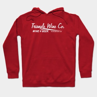 Triangle Wine Co. Vintage (white) Hoodie